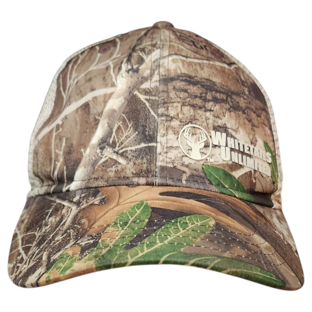 Whitetails Unlimited Hat Advantage Edge Camouflage Deer Hunting Outdoor Cap Camo